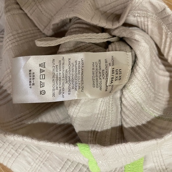 We The Free, turtle neck tank top. Size XS, tan with neon green detail, NWT• - Picture 14 of 15